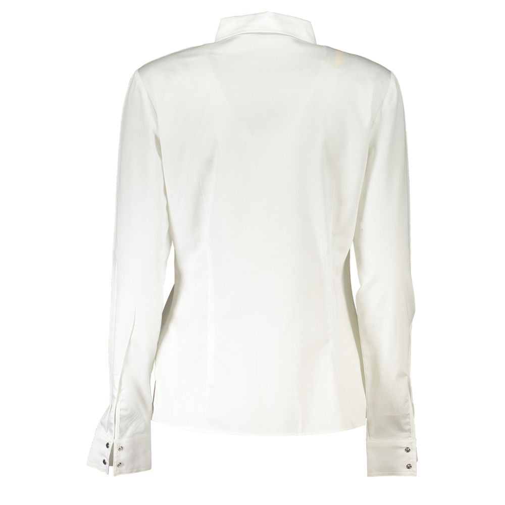 Guess Jeans Bianco Cotton Women Shirt Guess Jeans