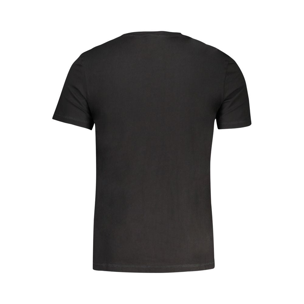 Guess Jeans Nero Cotton Men T-Shirt Guess Jeans