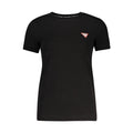 Guess Jeans Black Organic Cotton Women T-Shirt Guess Jeans