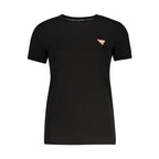Guess Jeans Black Organic Cotton Women T-Shirt Guess Jeans