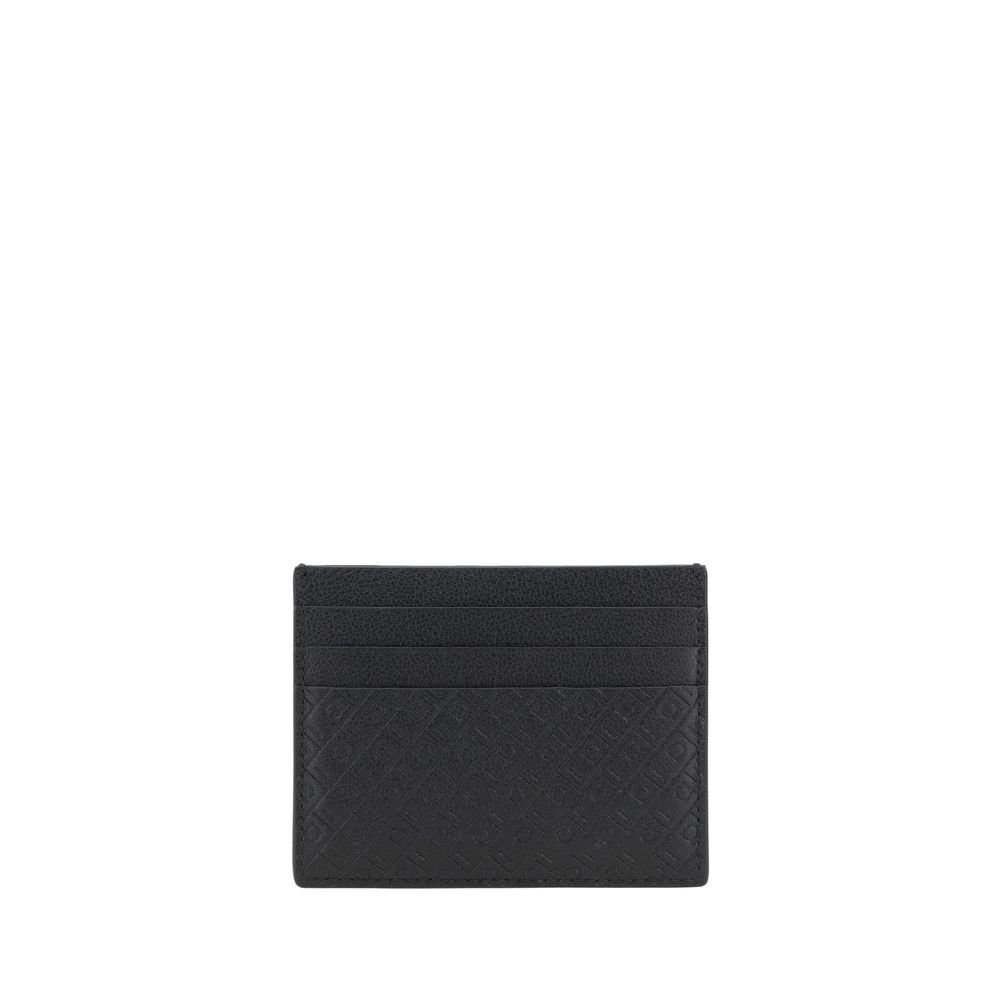 Ferragamo Black Calf Leather Bos Taurus Wallet Ferragamo