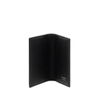 Ferragamo Black Calf Leather Bos Taurus Wallet