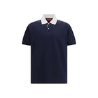 Gucci Blue Cotton Polo Shirt