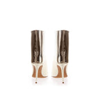 Alexandre Vauthier Multicolor Patent Leather Ankle Boots