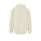 Gran Sasso White Wool Polo Shirt