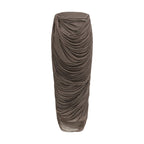 Magda Butrym Brown Copper Midi Skirt Magda Butrym