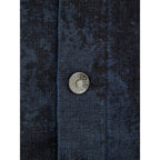 Dolce & Gabbana Gray Cotton Denim Jacket