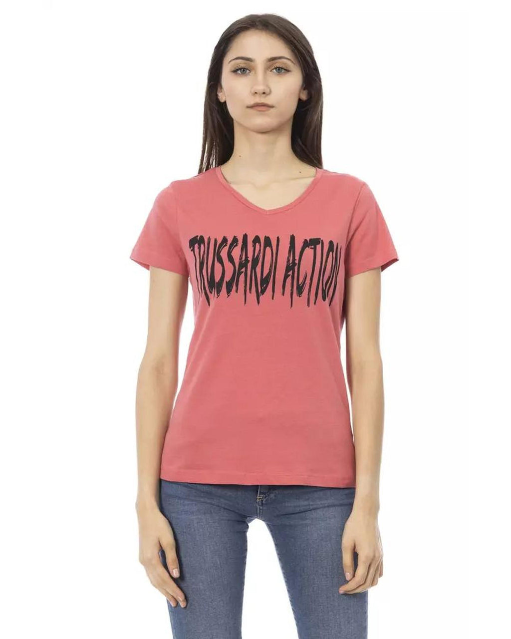 Trussardi Action Multicolor Cotton T-Shirt Trussardi Action