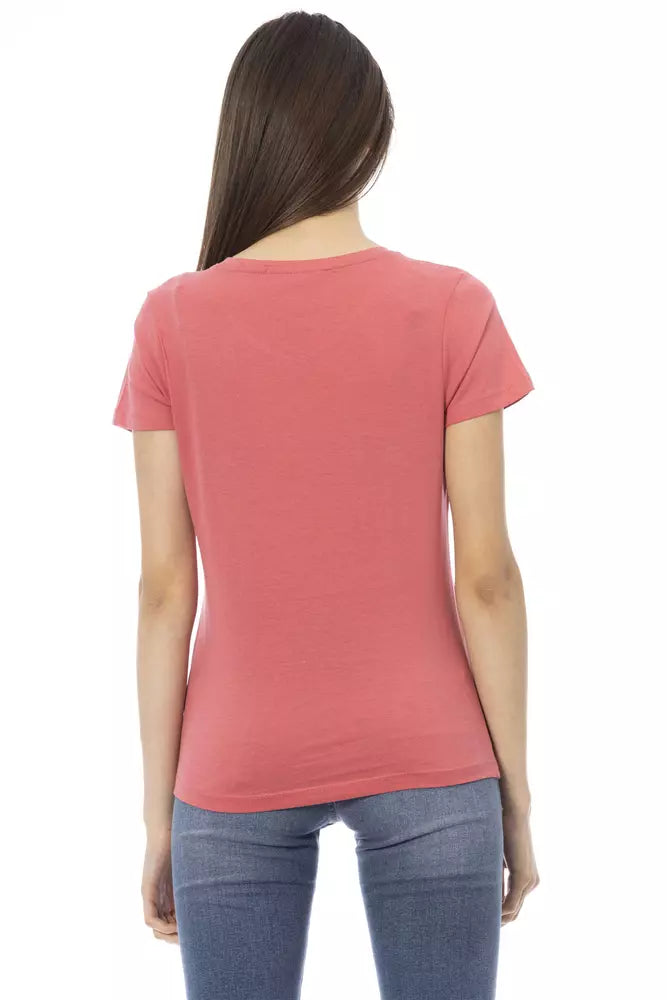 Trussardi Action Multicolor Cotton T-Shirt Trussardi Action