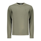 Coveri Moving Verde cotton men's sweatshirt with a crew neck and long sleeves, featuring a casual fit and subtle branding.