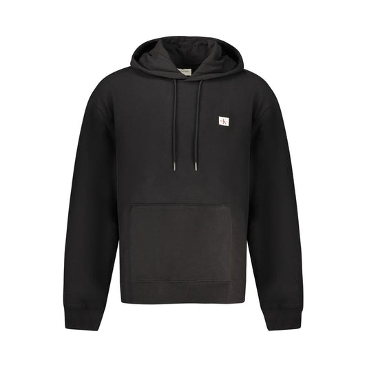 Calvin Klein Black Cotton Men Hoodie Calvin Klein