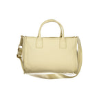 Twinset beige cotton tote bag for women with sturdy handles and spacious interior, perfect for everyday use.