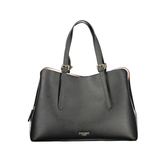 Twinset Nero Polyurethane Women Tote Twinset