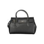 Twinset Nero polyurethane women's tote bag with sleek design and spacious interior, perfect for everyday use.