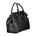 Twinset Nero polyurethane women's tote bag with sleek design and spacious interior, perfect for everyday use.
