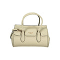 Twinset beige polyurethane women's tote bag with spacious interior and sleek design, perfect for everyday use.