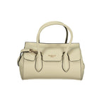 Twinset beige polyurethane women's tote bag with spacious interior and sleek design, perfect for everyday use.