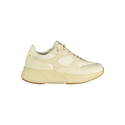 Twinset Beige Polyurethane Women Sneaker Twinset