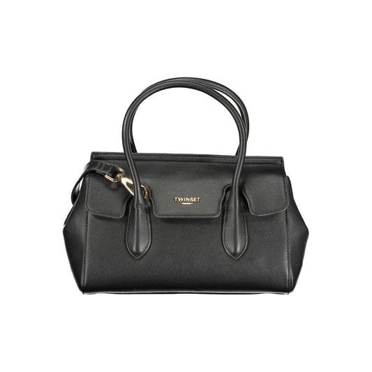 Twinset Nero Poliuretano Womens Handbag Twinset