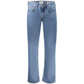 Guess Jeans men's blue cotton jeans with classic five-pocket design and straight fit.