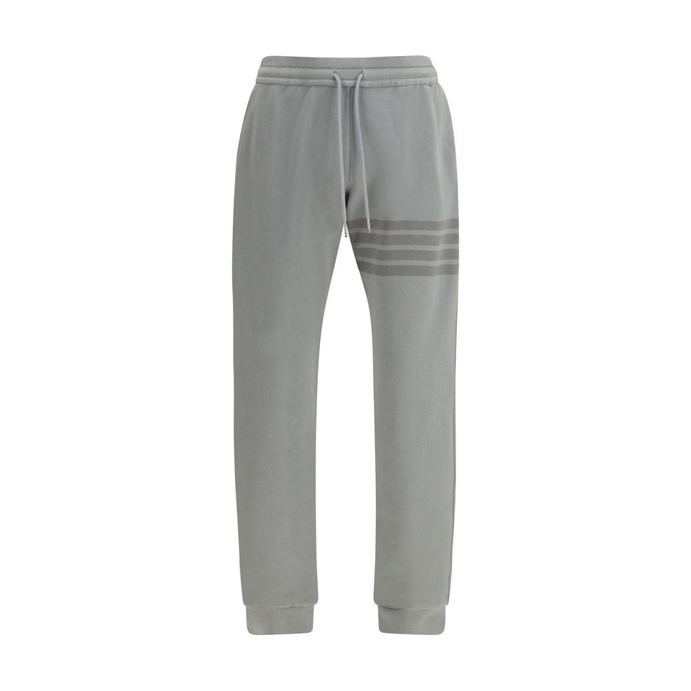Thom Browne Gray Cotton Joggers Workout Pants Thom Browne
