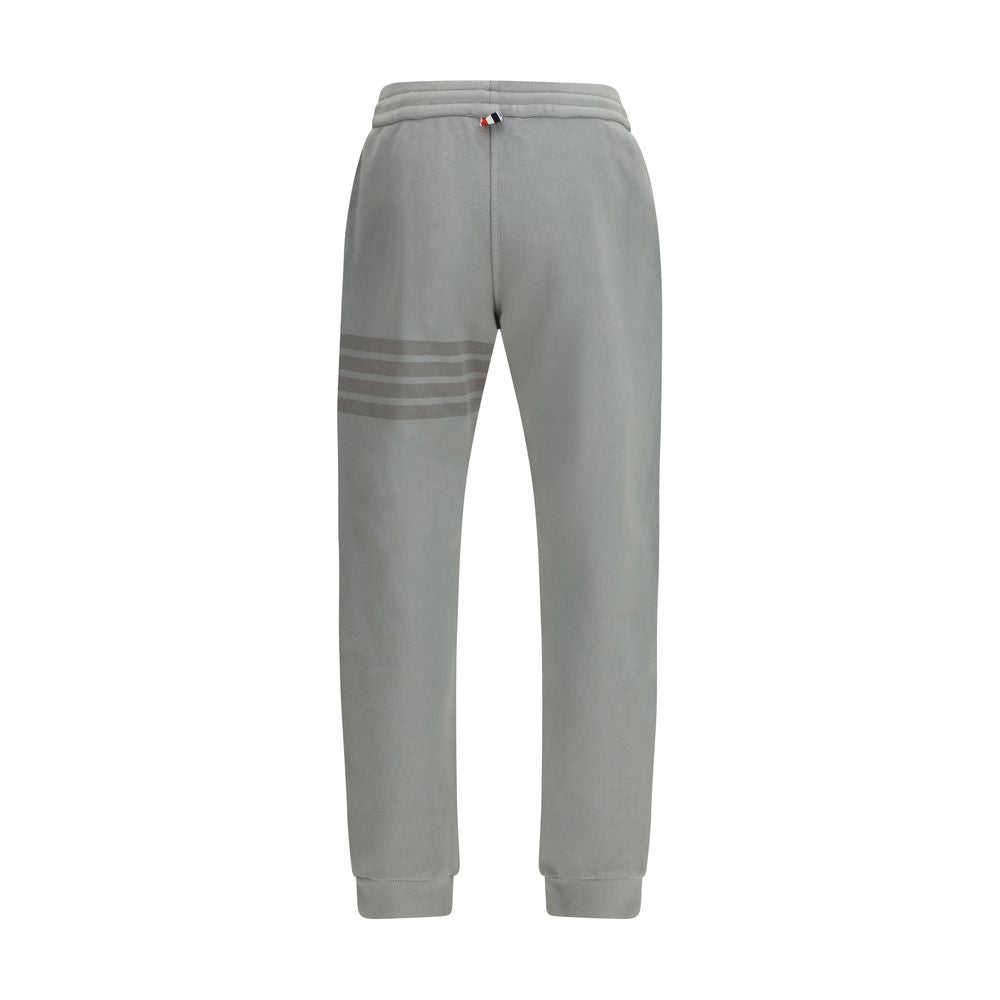Thom Browne Gray Cotton Joggers Workout Pants Thom Browne