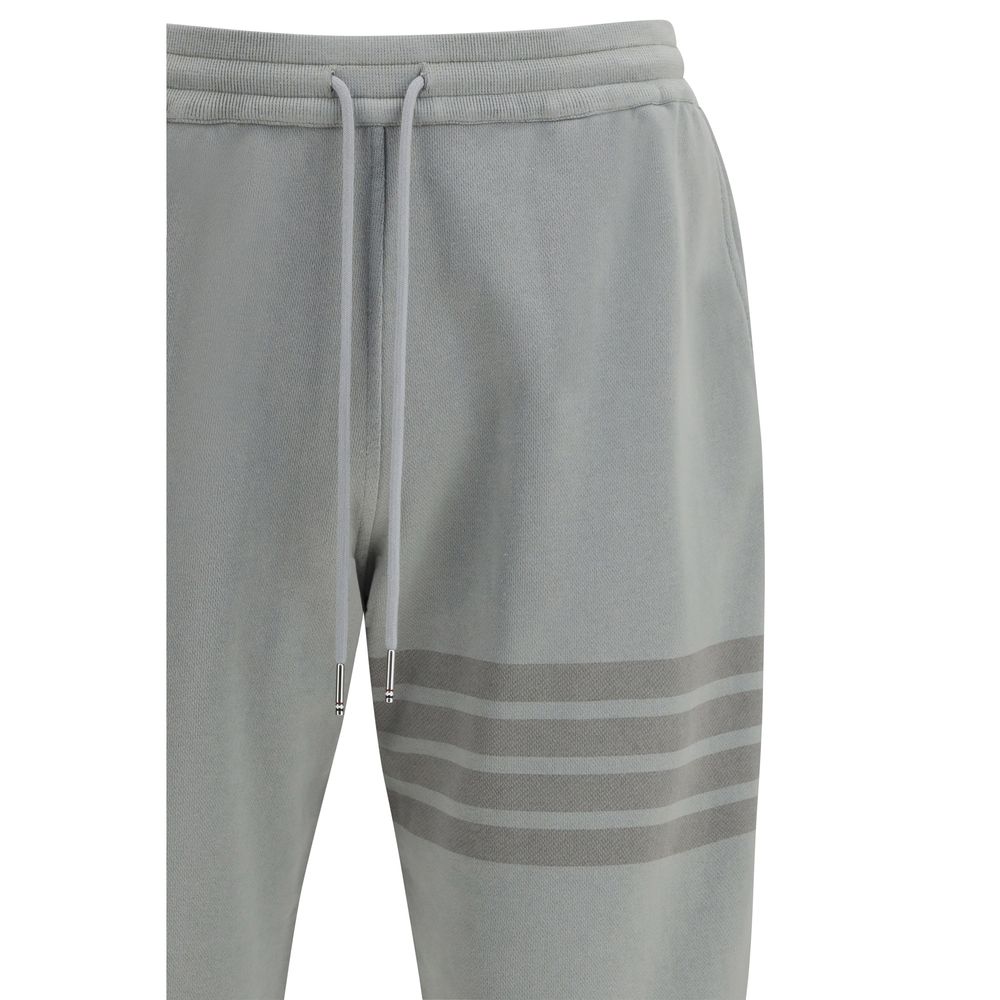 Thom Browne Gray Cotton Joggers Workout Pants Thom Browne