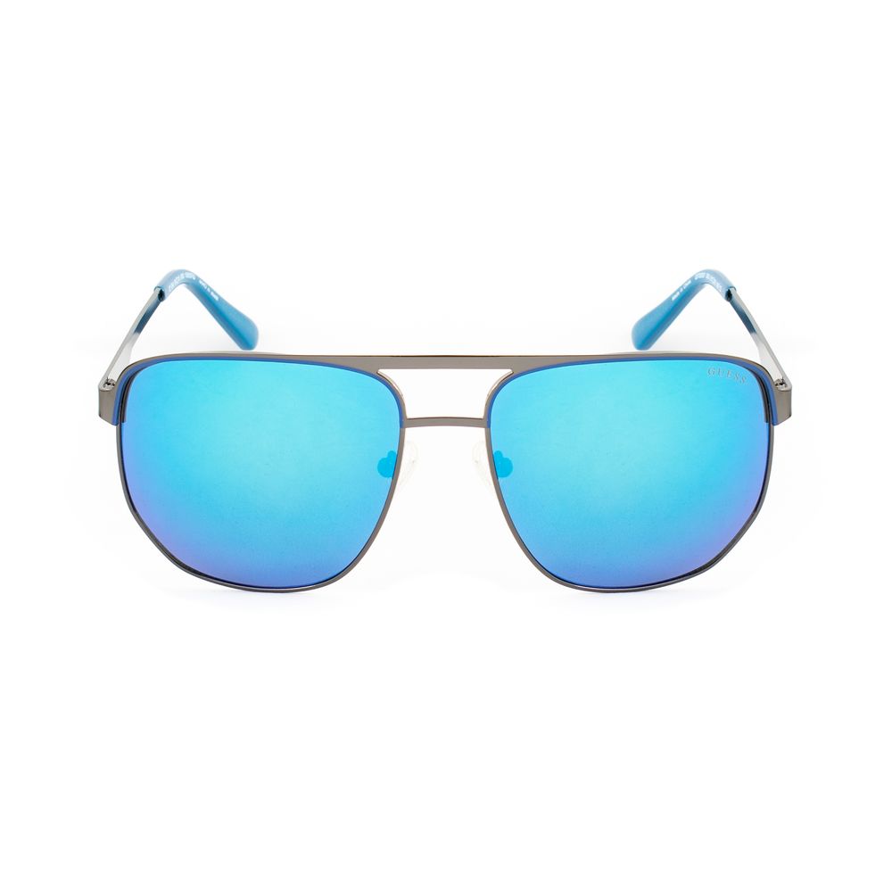 Guess Gray Metal Sunglasses Guess