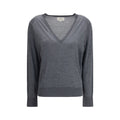 Loulou De Saison Gray Cashmere Cashmere Sweater Loulou De Saison