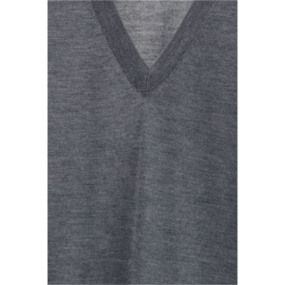 Loulou De Saison Gray Cashmere Cashmere Sweater Loulou De Saison