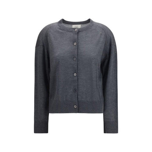 Loulou De Saison Gray Cashmere Cardigan Loulou De Saison