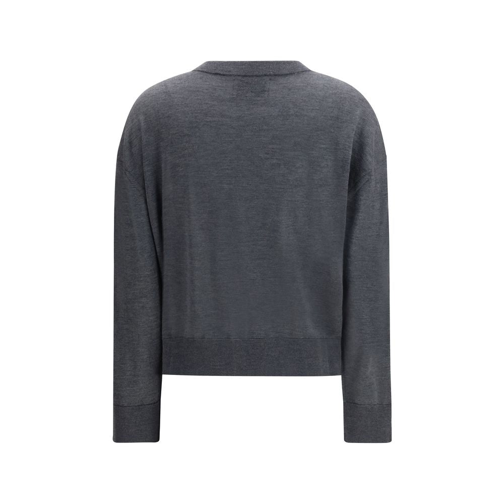 Loulou De Saison Gray Cashmere Cardigan Loulou De Saison