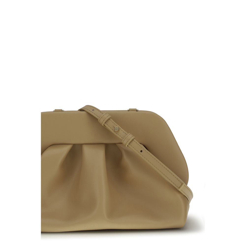 THEMOIRè Beige Other Fibres Clutch Bag THEMOIRè