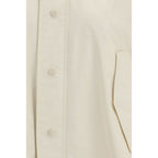 Fabiana Filippi Beige Cotton Rain Coat Fabiana Filippi