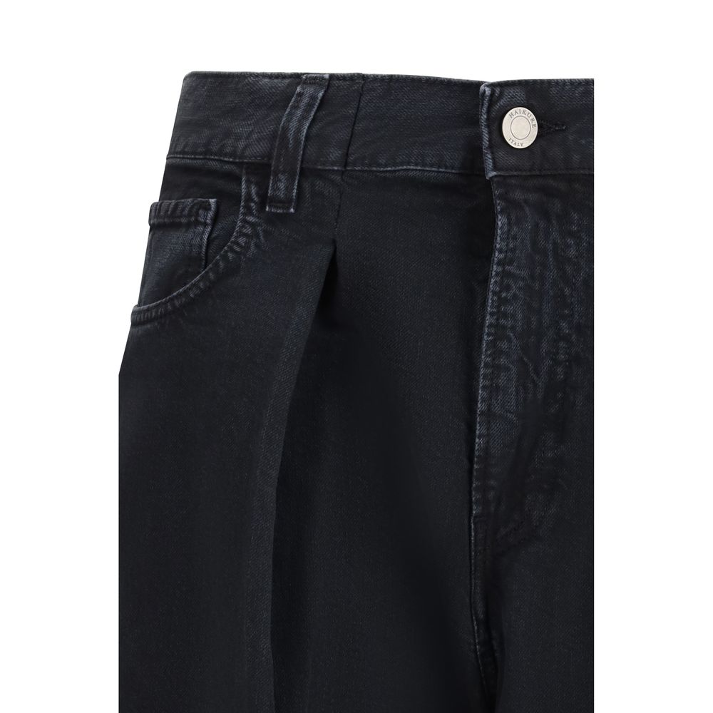 Haikure Black Cotton Jeans Denim Haikure