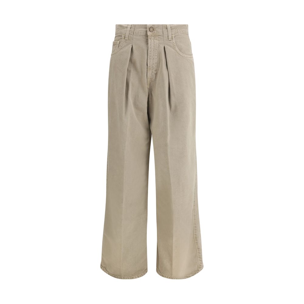 Haikure Beige Cotton Jeans Denim Haikure