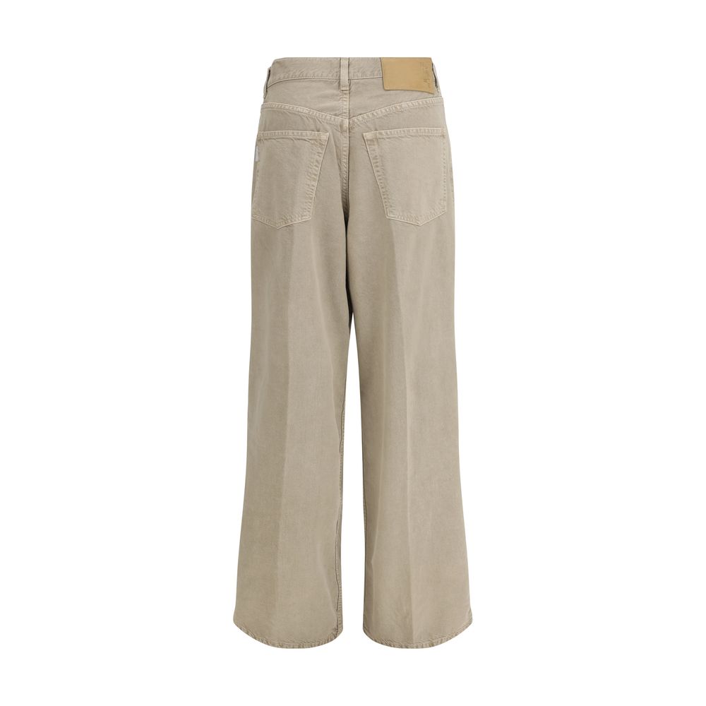 Haikure Beige Cotton Jeans Denim Haikure