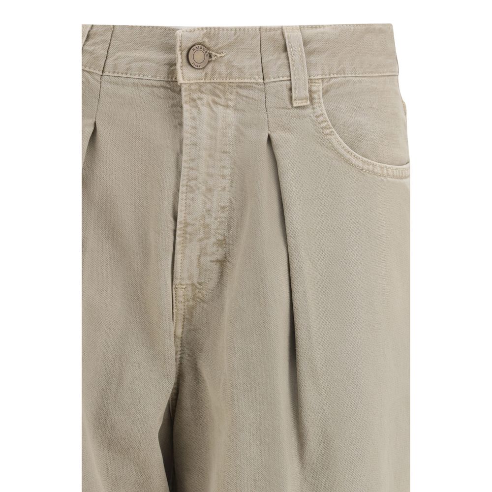Haikure Beige Cotton Jeans Denim Haikure