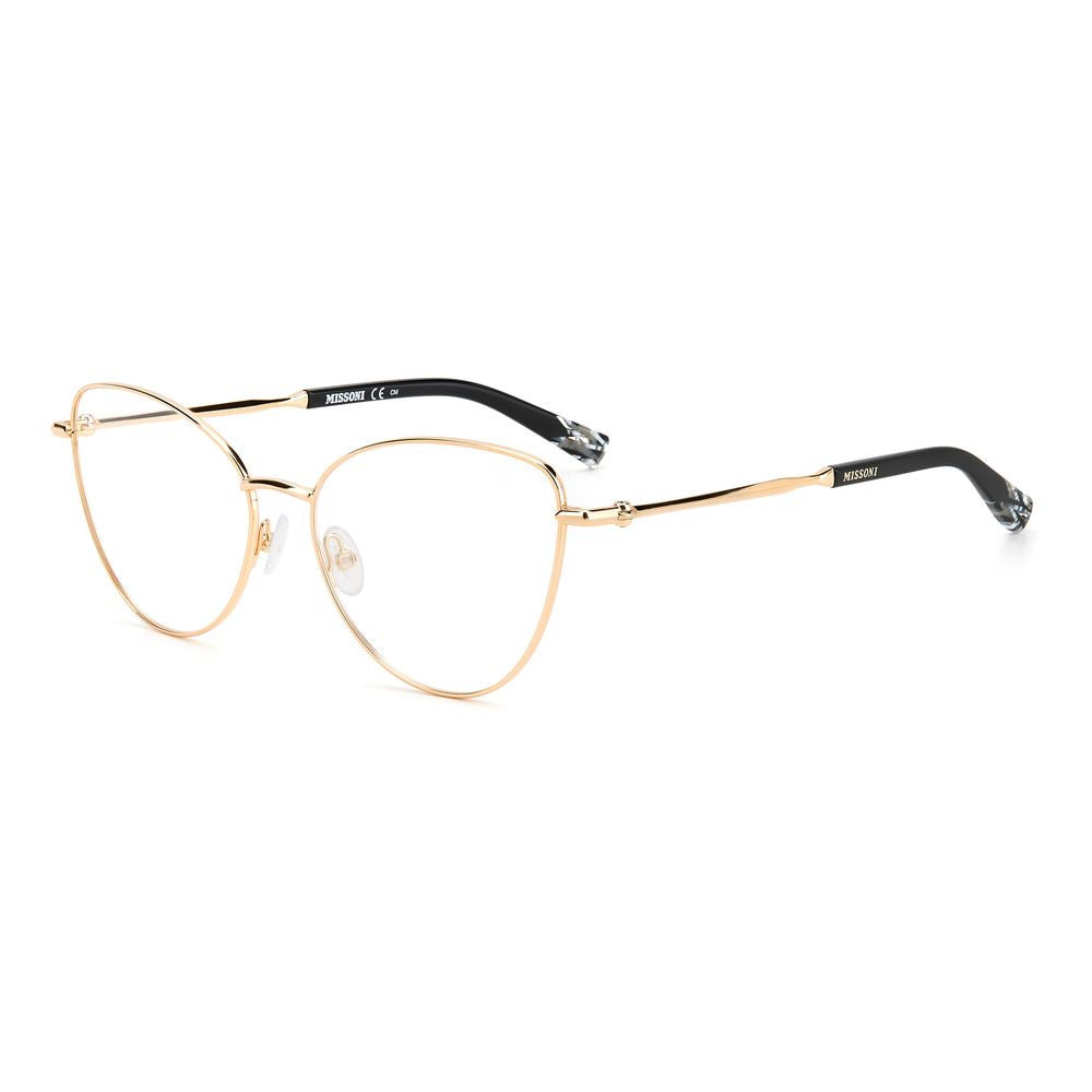 Missoni Rose Gold Stainless Steel Glasses Frames Missoni