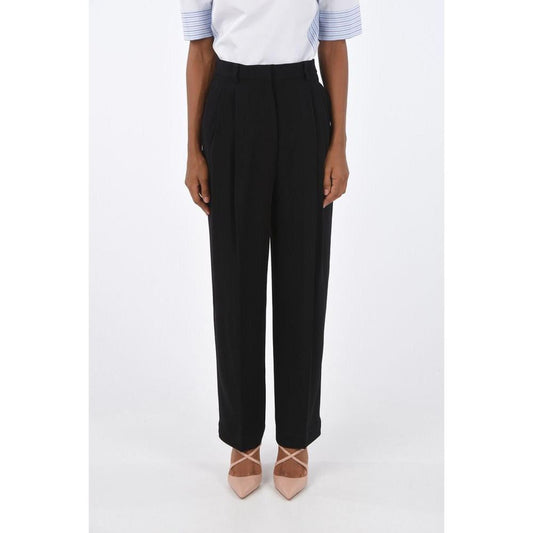 Tory Burch Black Acetate Casual Pants Tory Burch