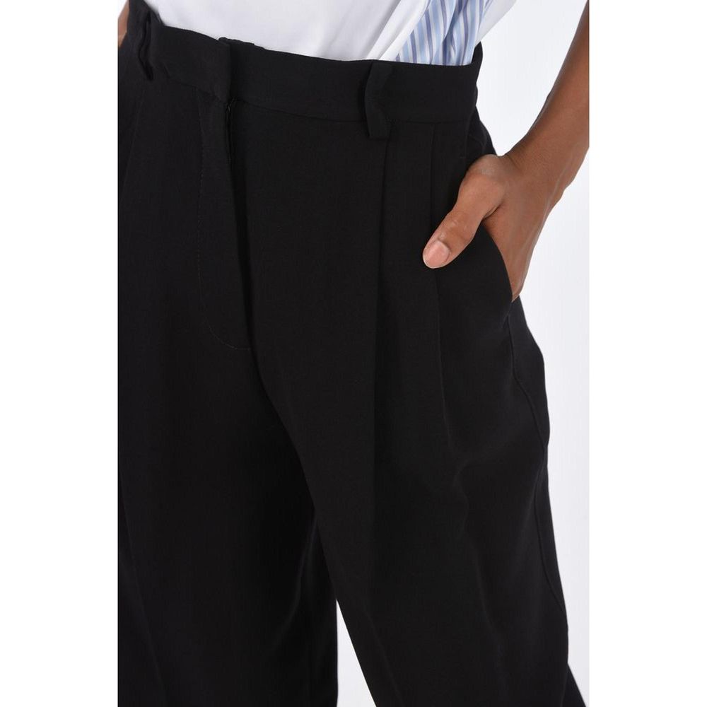 Tory Burch Black Acetate Casual Pants Tory Burch