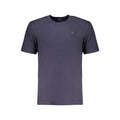 Guess Jeans Blu Modal men's T-shirt featuring a comfortable fit and classic design, displayed on a plain background.
