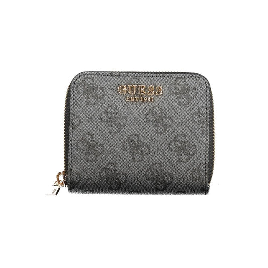 Guess Jeans Black Polyethylene Women Wallet Guess Jeans