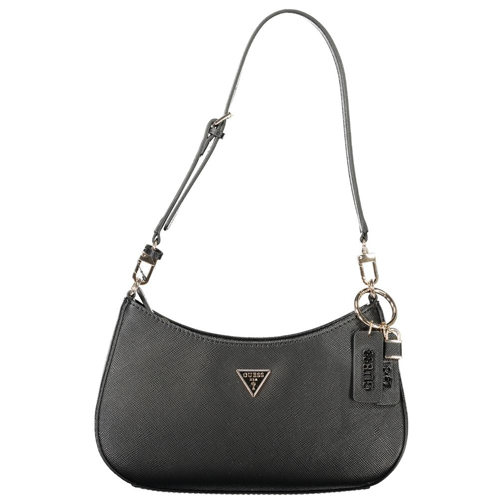 Guess Jeans Black Polyethylene Women Handbag Guess Jeans