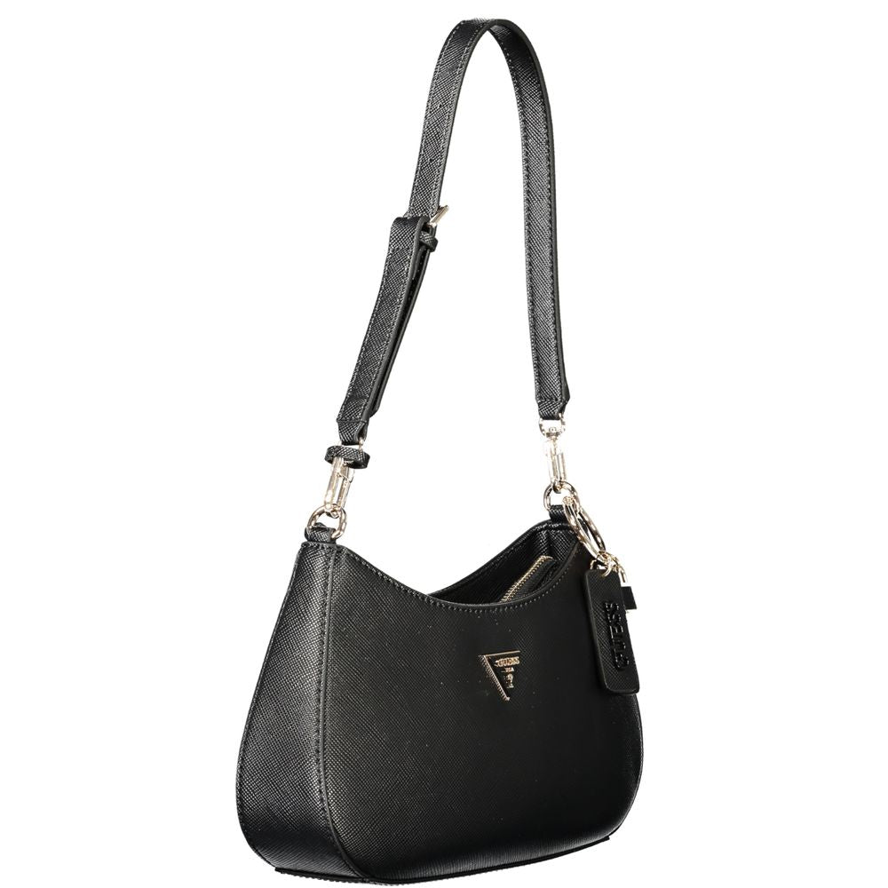 Guess Jeans Black Polyethylene Women Handbag Guess Jeans