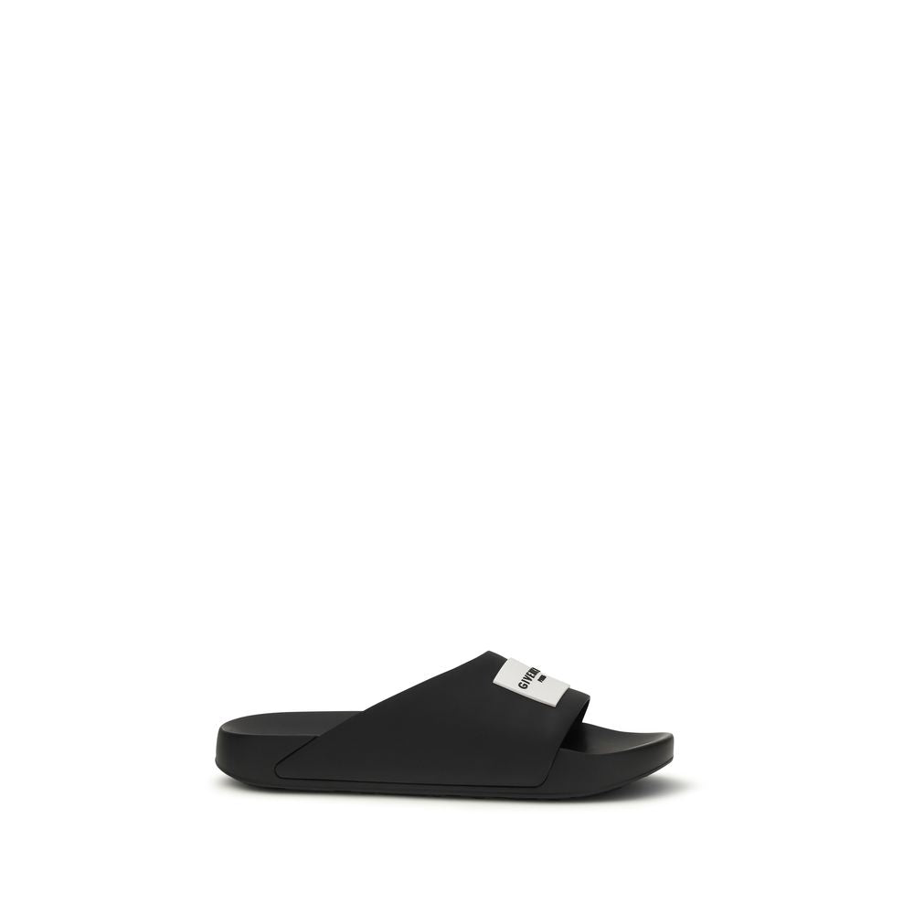 Givenchy Black Rubber Sandals Givenchy