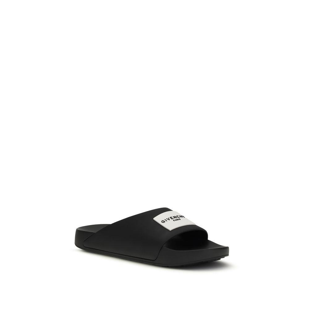 Givenchy Black Rubber Sandals Givenchy