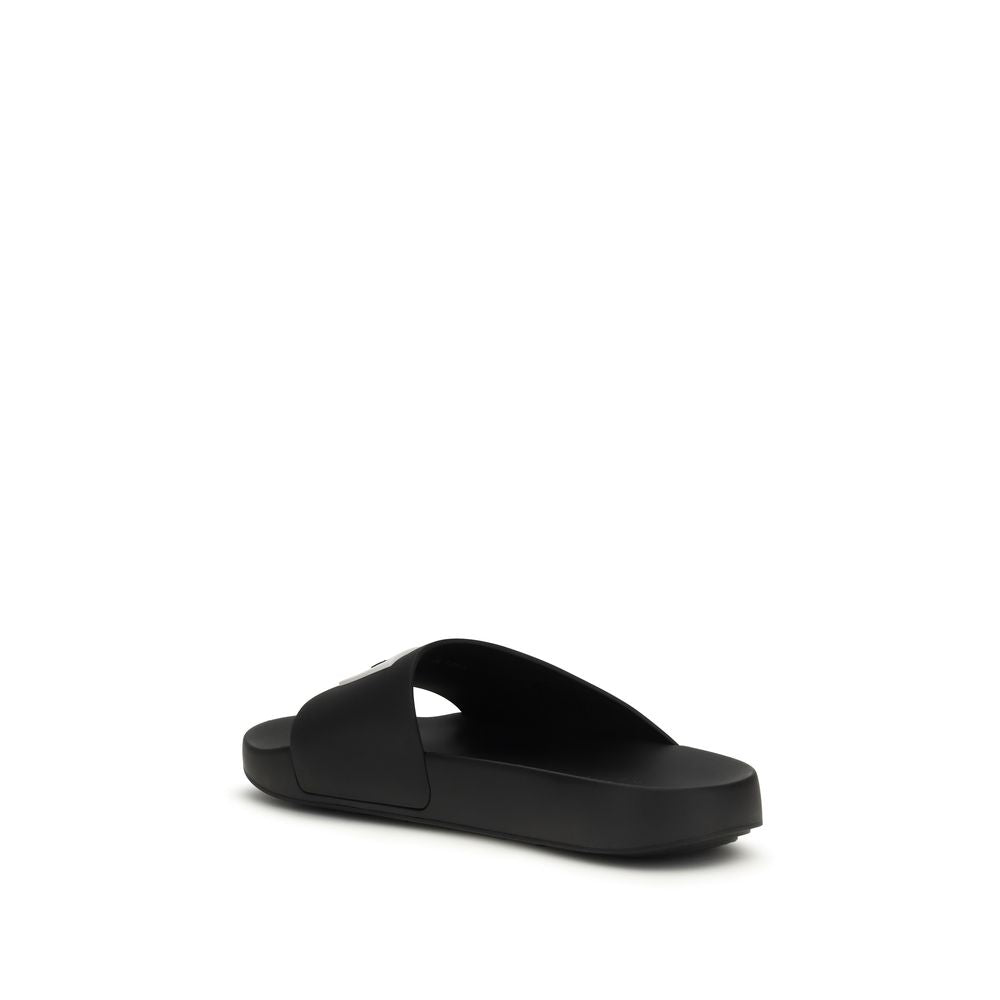 Givenchy Black Rubber Sandals Givenchy