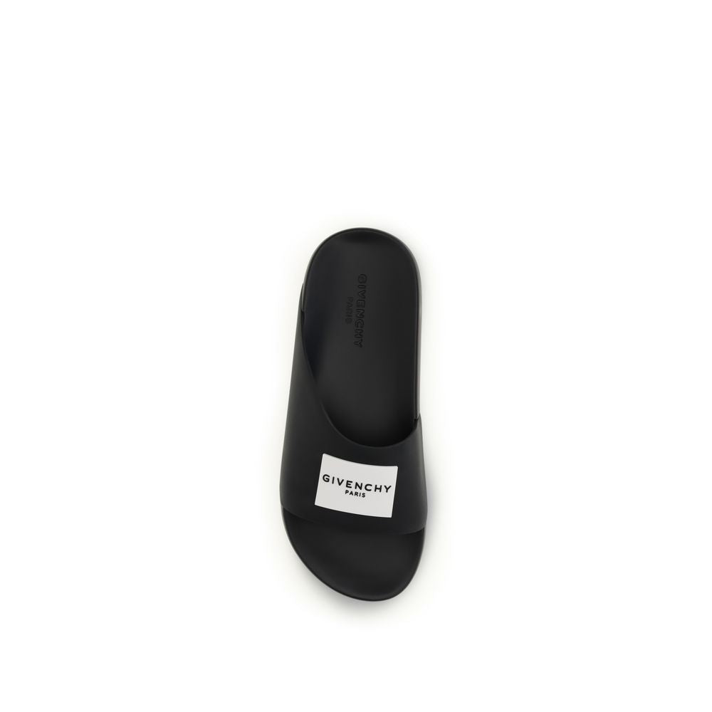 Givenchy Black Rubber Sandals Givenchy