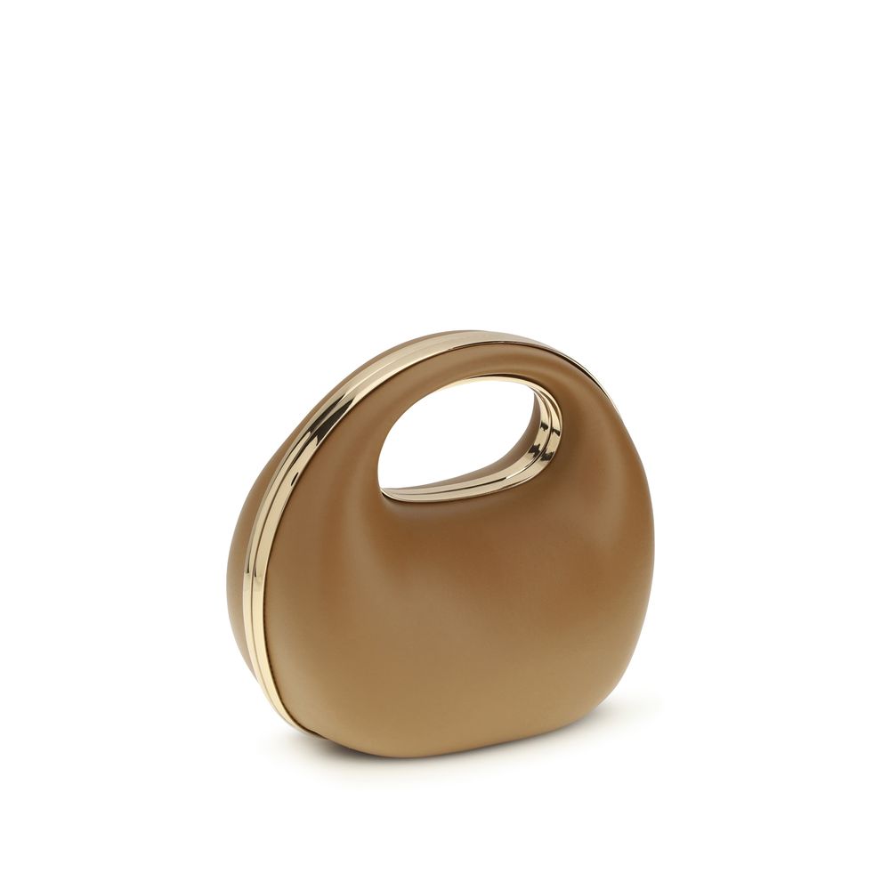 Sacai Brown Calf Leather Bos Taurus Handbag Sacai